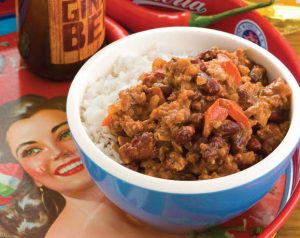 Beef chilli bowl