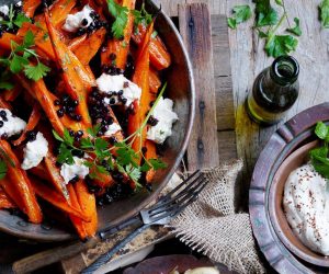 carrots plate table